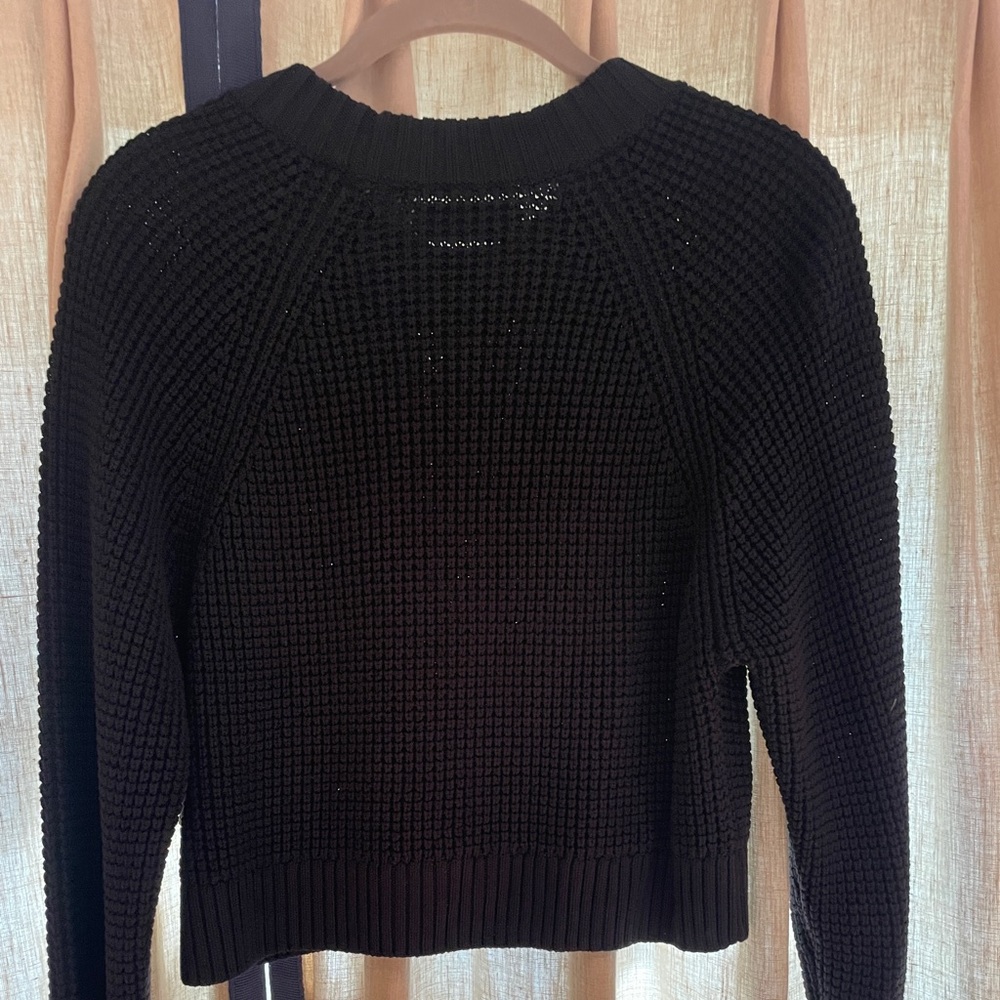Molly Moorkamp cropped medium navy sweater - worn once